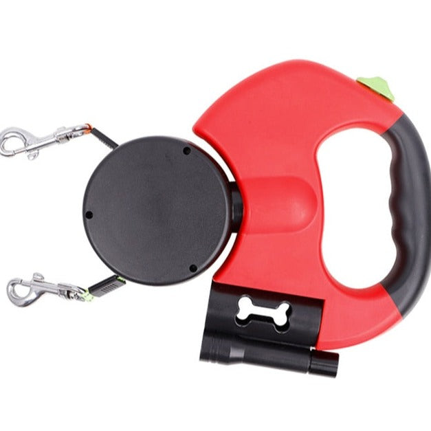 Automatic Dual Retractable Dog Leash