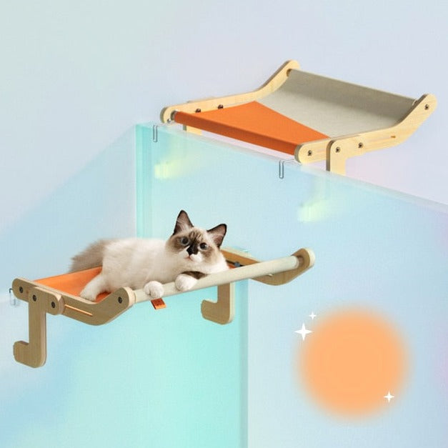 Mewoofun Sturdy Cat Window Perch Hanging Bed