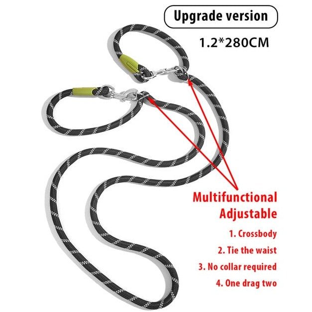 Reflective Nylon Dog Leashes