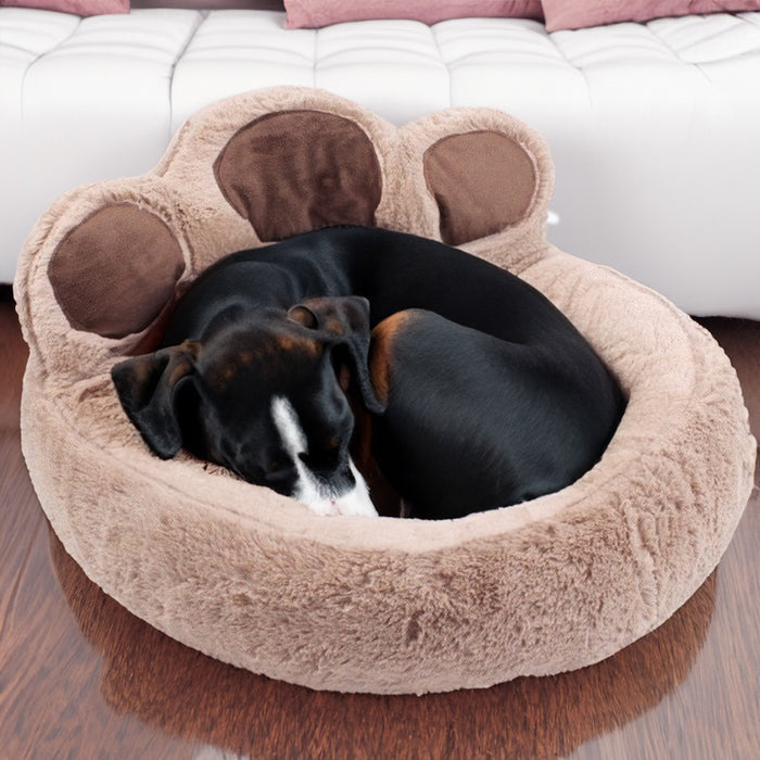 Paw Shape Washable Sleeping Dog Bed