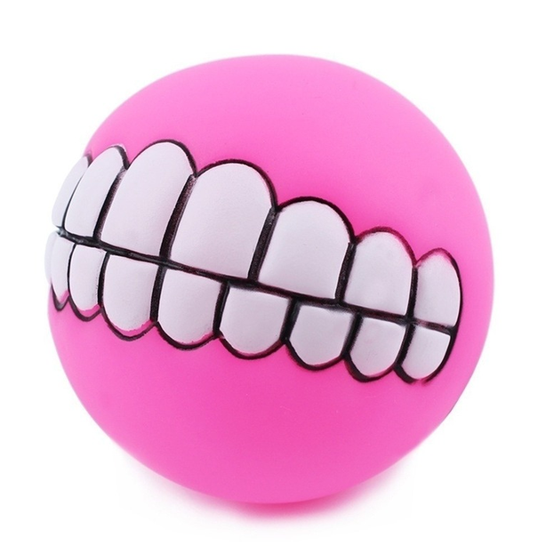 Pet Ball Teeth Silicon Chew Toys for Large Breeds