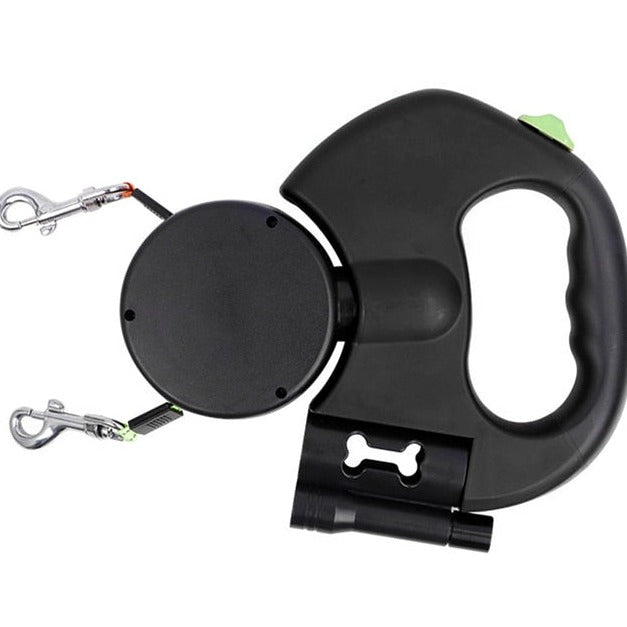 Automatic Dual Retractable Dog Leash