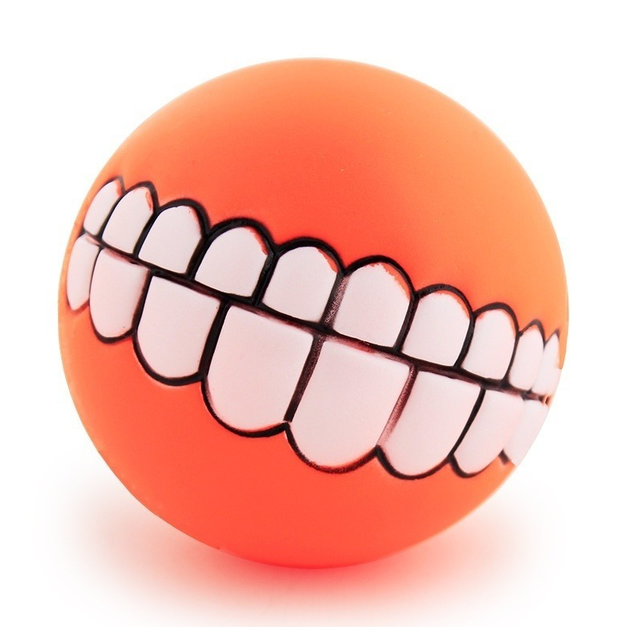 Pet Ball Teeth Silicon Chew Toys for Large Breeds