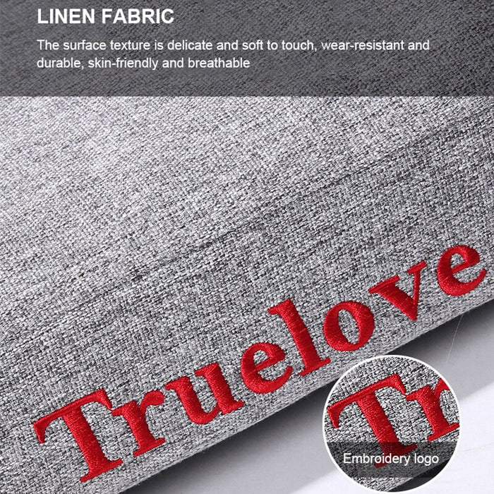 Truelove Memory Foam Pet Bed - Linen Fabric, Washable TLX1211