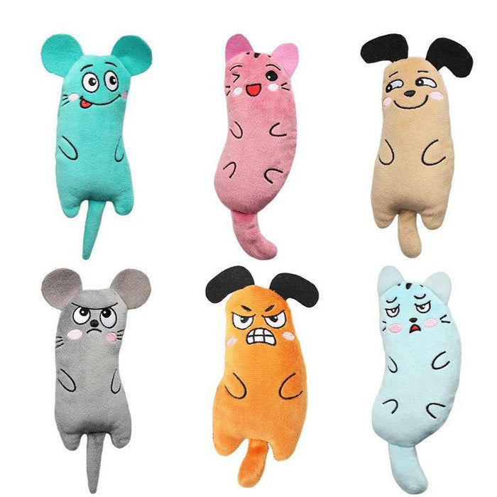 Interactive Plush Cat Toy