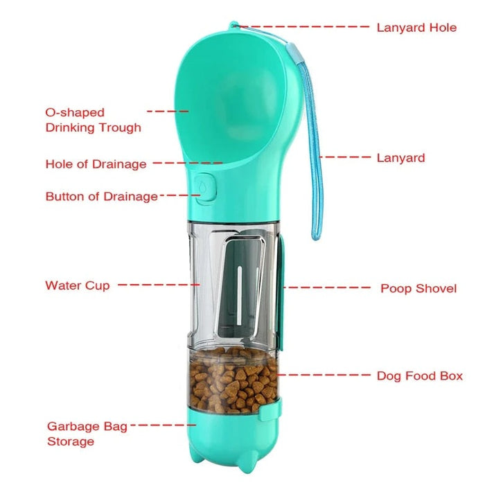 Multifunctional Dog Water Bottle