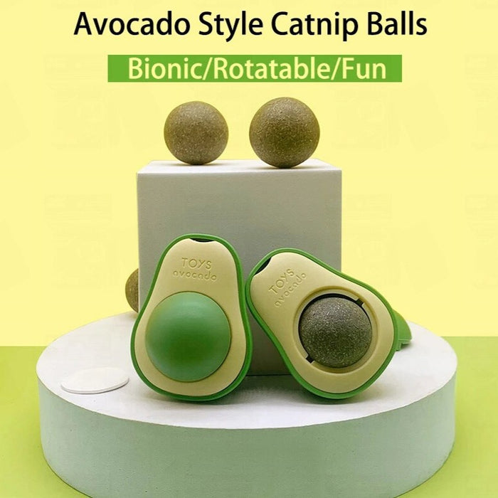 Avocado Style Catnip Ball