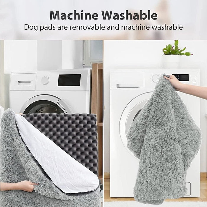 Plush Washable Dog Bed