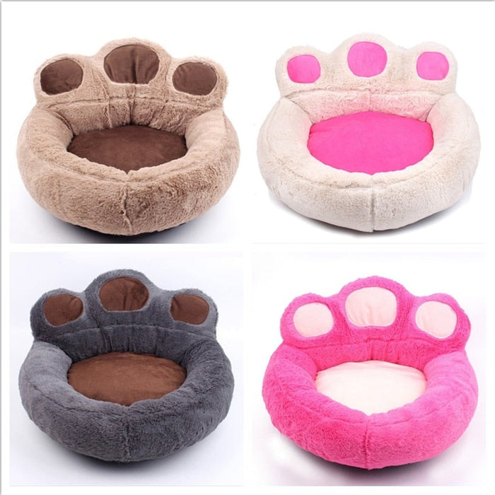 Paw Shape Washable Sleeping Dog Bed