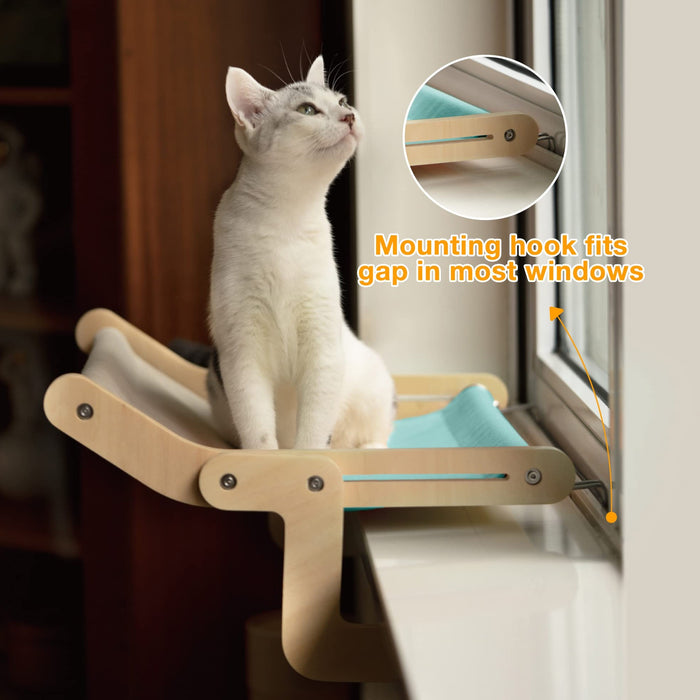 Mewoofun Sturdy Cat Window Perch Hanging Bed