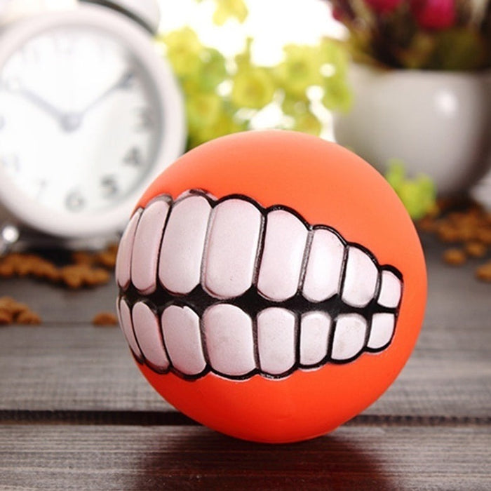 Pet Ball Teeth Silicon Chew Toys for Large Breeds