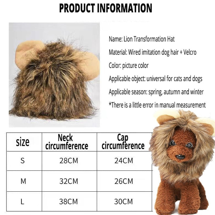 Lion Mane Cat Costume