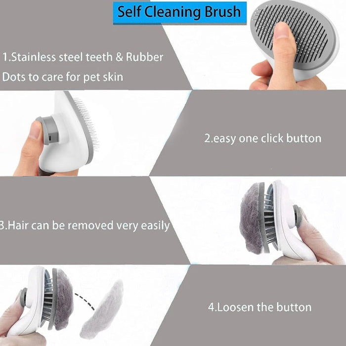 Grooming And Care Pet Brush