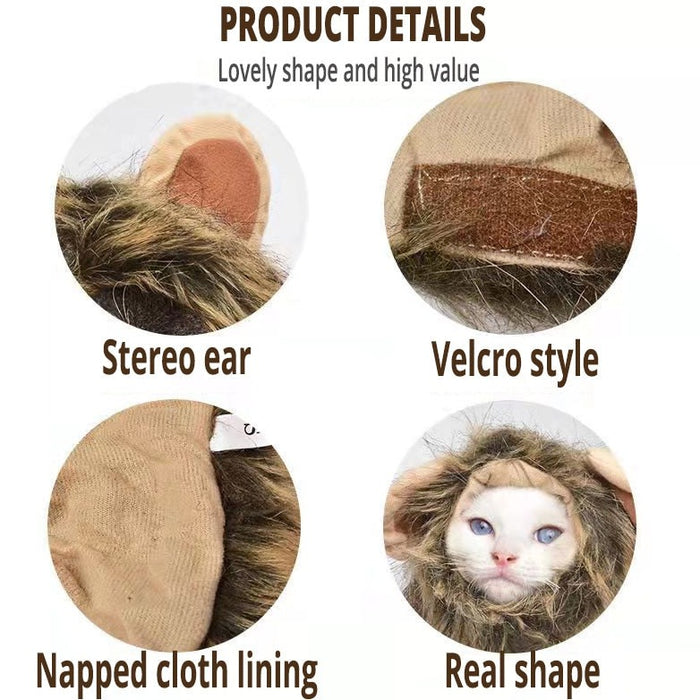 Lion Mane Cat Costume