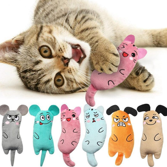 Interactive Plush Cat Toy