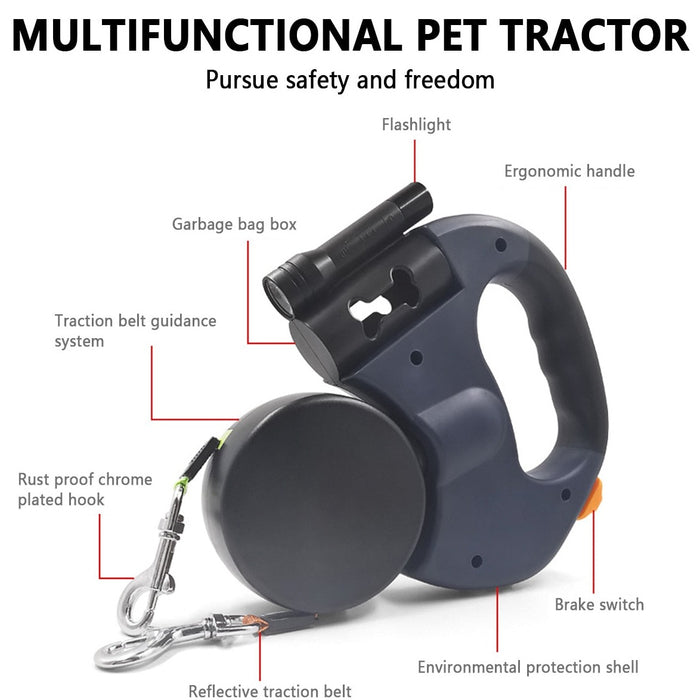 Automatic Dual Retractable Dog Leash