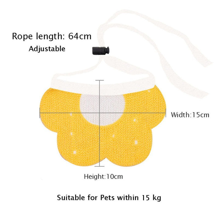 Pets Cute Knit Bibs