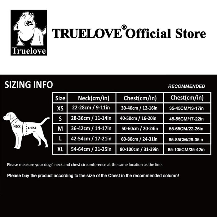 Truelove Reflective Double-H Pet Harness TLH6571